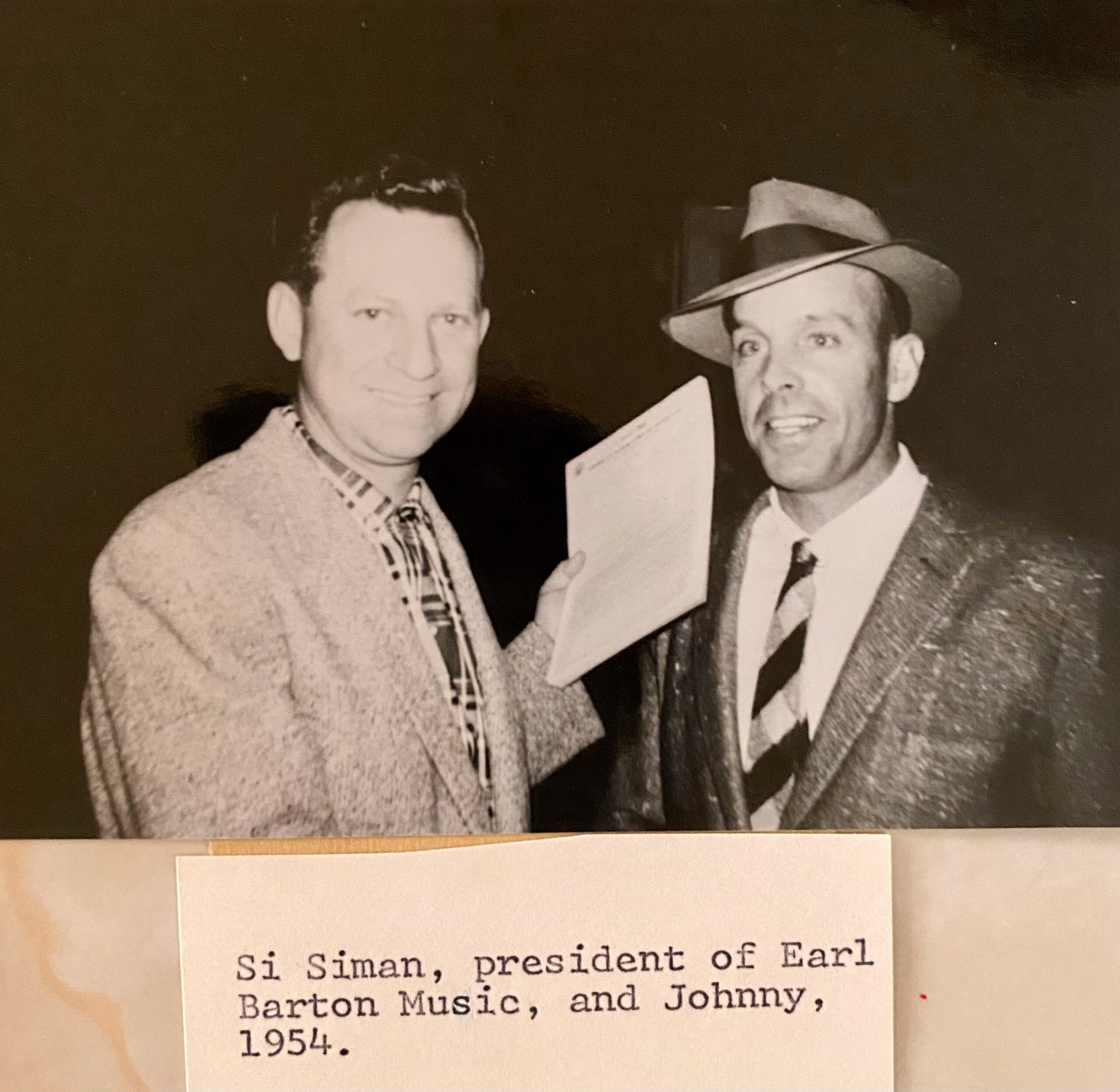 Johnny Mullins and Si Simon